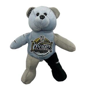 2011 NHL Winter Classic Pittsburgh Penguins Washington Capitals Beanie Bear Toy